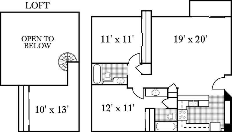 The Monterey w/loft                                Floorplan Image